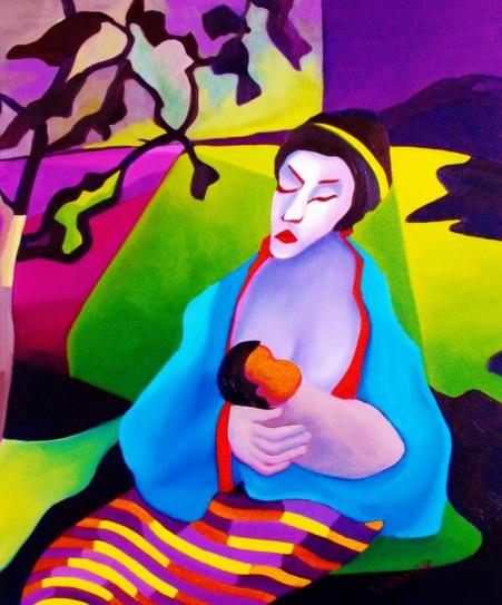 Artist:Peter FilzmaierTitle: Mother and child