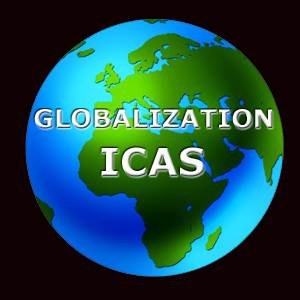 Globalization icas logo black