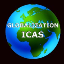 Globalization icas logo black